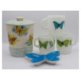 Butterfly Fire King Mugs, Trinket Dish & Tin