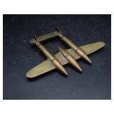Handmade Brass Bullet Plane