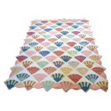 Fan Quilt - Machine & Hand Sewn