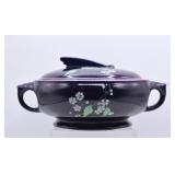 Hall China Sundial Blue Garden Casserole Dish