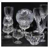 Crystal Rose Bowl, Stemware +