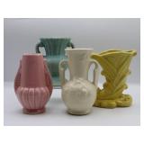 Vintage Ceramic Pottery Bud Vases (4)