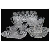 Brilliant Cut  & Sawtooth Glass Pieces