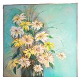 Floral Impasto Flower Still Life Painting