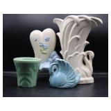 Vintage Pottery Planter Vases - McCoy