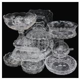 Group of Glass / Crystal Compotes, Dishes ++