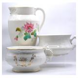 Antique Chamber Pitcher & Chamber Pots