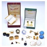 Vintage Cufflinks, Pins, Gold-Fill /Plated Jewelry