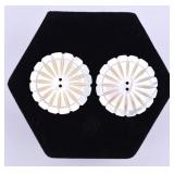 Carved Mother of Pearl Buttons