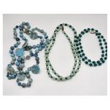 Beaded Stone & Rhinestone Necklaces