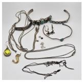 Broken,Single Item / Scrap Sterling Silver Jewelry