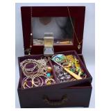 Jewelry Box Full of Costume & Fashion Jewelry