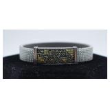 24.1g Sterling Silver & Marcasite Bracelet