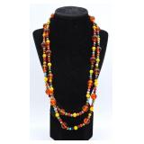 Antique Mixed Bead & Faux Pearl Necklace