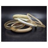 Bakelite & Lucite/  Acrylic Bangles