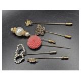 Group of Vintage Hat Pins