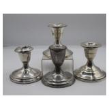 Weighted Sterling Candlesticks