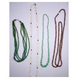 Vintage Bead Necklaces (4)