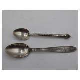 Sterling Silver Spoon & 900 Silver Spoon