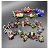Art Glass Beaded Bracelets