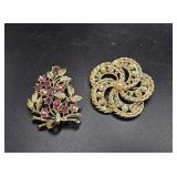 Pair of Vintage Brooch Pins