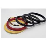 Bakelite & Lucite/  Acrylic Bangles