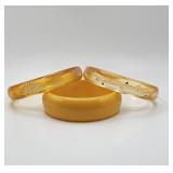 Bakelite & Lucite/  Acrylic Bangles