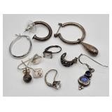 Broken,Single Item / Scrap Sterling Silver Jewelry