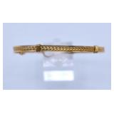 4g 10k Gold Wire Bracelet