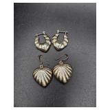 Pair of Sterling Silver Earrings