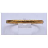 Antique 12k GF Bangle Bracelet