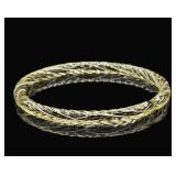 Glass Bangle Bracelet