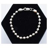 10.6g Sterling Silver Ball-link Bracelet