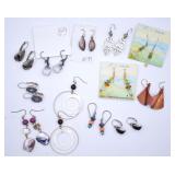 Group of Vintage Costume Earrings