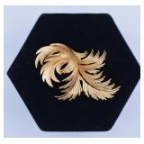 Vintage Trifari Leaf Brooch