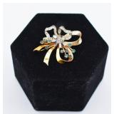 Vintage 12k Gold Fill Star-Art Hallmark Brooch