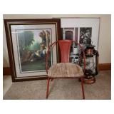 Wall Art, Doll Chair & Lantern