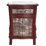 Paris City Scene Decorative Side Table