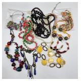 Group of Colorful Costume Jewelry