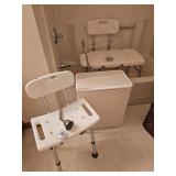 Shower Chairs, Racks & Laundry Hamper