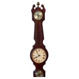 Vintage Esal Mahogany Banjo-style Weather Station