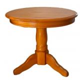 Round Oak Side Table