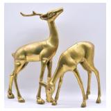 Vintage Brass Deer - One Antler Broken