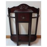 Wood Umbrella Stand Table