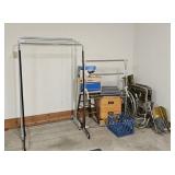 Garage Lot - Clothes Rack, Cabinet, Typewriters++