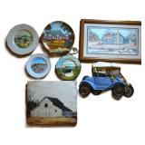 Country Barn Art, Plates & Burwood Wall Art