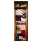 Hall Closet Contents - Linens Towels +