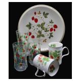 Strawberry Plate, Tumblers & Mugs