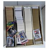 Box Full of Sports Trading Cards