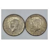 1964 Kennedy Half Dollars (2)